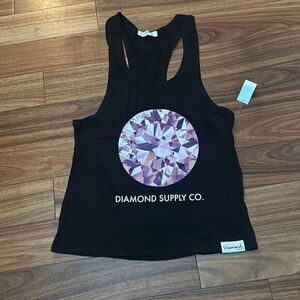 Diamond supply co razor back tank top soft skater girl shirt streetwear‎